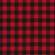 a red and black checkered fabric