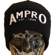 Ampro Ribbed Beanie 3D Logo - Navy £15.00 3d Logo, Logo Black, The Ring, Navy