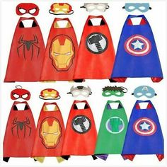 superhero capes and masks for kids to make