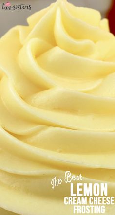 the best lemon cream cheese frosting recipe