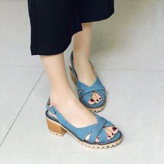 Gender: For Women Style: Fashion,KoreanOccasion: Casual,Party/Club,Office/Career,DressHeel Height: 5.5cmPlatform Height: 2cmSeason: Spring,Summer,Fall/Autumn,WinterPackage Contents: 1 x Shoes (Pair)Size Guide:28 = foot length 18.5-19cm (Foot width=6.5-7cm)29 = foot length 19-19.5cm (Foot width=7cm)30 = foot length 19.5-20cm (Foot width=7-7.5cm)31 = foot length 20-20.5cm (Foot width=7.5cm)32 = foot length 20.5-21cm (Foot width=7.5-8cm)33 = foot length 21-21.5cm (Foot width=8cm)34 = foot length 21 Wedge Wedding Shoes, Club Office, Wedding Shoes Flats, Ankle Strap Wedges, Career Dress, Shoes Heels Pumps, Fashion Korean, Dress And Heels, Casual Party