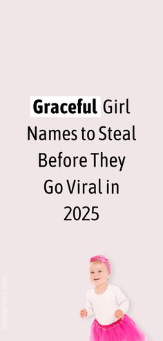 graceful girl names to steal before they go viral in 2025 Names Of Baby Girl, Showing Grace, Best Girl Names, Names Meaning, Names Girl, Beautiful Names