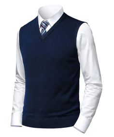 PRICES MAY VARY. 【FEATURES】V-neck and crew neck plain color sweater vest offers good shape perfectly. Dressing Herothorn mens Plain color knitwear pullover, you can match with collared shirts or other shirts more easily. This classical sleeveless sweater waistcoat is also featured with good elasticity so the sweater vests do not shrink. 【VARIOUS COLORS AND SIZES】Herothorn's casual sleeveless pullover has a wide range of classic and casual colors as well as various sizes. You can easily find one Vest Outfits Men, Ärmelloser Pullover, Knitted Sweater Vest, Sweater Vest Outfit, Casual Shorts Men, Collared Shirts, Argyle Sweater Vest, Sleeveless Jumper, Solid Color Sweater