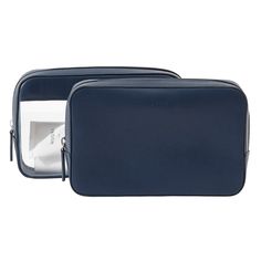 The Sideway travel case set by Nuori boasts a simple, minimalist look that is sure to maintain its charm for years to come. The set includes two cosmetic bags that can be used either together or separately; the bags can be attached together with the help of magnets.
One of the toiletry bags is made entirely of high-quality vegan leather. The eco-friendly and elegant material as well as the classic design make the multifunctional bag ideal both for use as a cosmetic case when on-the-go as well a… Rectangular Zipper Pouch Travel Case, Travel Cosmetic And Toiletry Storage Rectangular Zipper Pouch, Compact Portable Cosmetic And Toiletry Storage For Travel, Compact Portable Travel Cosmetic Storage, Versatile Rectangular Travel Accessories Case, Versatile Rectangular Travel Case, Versatile Portable Rectangular Travel Case, Modern Rectangular Cosmetic Bag For On-the-go, Rectangular Bags With Protective Case For Everyday