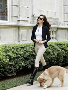 . Preppy Mode, Vogue Brazil, Black And White Outfit, Equestrian Chic, Mode Tips, Estilo Preppy, Equestrian Outfits, Riding Outfit, Equestrian Style