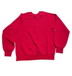 Vtg Lee Sturdy Sweats Red Crewneck Pullover Sweatshirt L Made in USA. Vintage Red Crew Neck Tops, Vintage Red Crew Neck Sweater, Red Vintage Crew Sweater, Vintage Red Long Sleeve Sweatshirt, Red Vintage Long Sleeve Sweatshirt, Vintage Red Cotton Sweatshirt, Vintage Red Crew Sweatshirt, Red Vintage Crew Sweatshirt, Vintage Red Tops With Ribbed Cuffs