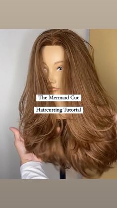 The Mermaid Cut ✂️ Haircutting Tutorial #authenticbeautypartner . For clients who want layers but don’t want to lose much length, use this… | Instagram