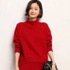 42393788743853 Classic Turtleneck, Womens Sweaters, Womens Turtleneck, Cashmere Sweater, Red Sweaters, Winter Women, Cashmere Sweaters, Insulation, Brooklyn