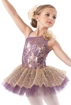 Weissman™ | Sequin Lace Organza Foil Skirt Dress Cute Dance Dresses, Fairy Costume For Girl, Ballerina Photography, Pretty Dance Costumes, Cute Dance Costumes, Dancing Costumes, Tutu Ballet, Baby Ballerina