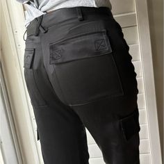 Seriously, Nice Pants. Love Them. Always Been Too Small For Me. Brand New With Tags. Guess Collection 100% Silk. Beautiful Silk Fabric. Semi Cargo Style With Pockets On The Sides And Drawstrings On The Bottom Of The Pant. Waist: 15 Rise: 10 Length: 21 Luxury Nylon Bottoms With Cargo Pockets, Nice Pants, Fun Pants, Cargo Style, Silk Pants, Black Silk, Cropped Pants, Silk Fabric, Pant Jumpsuit