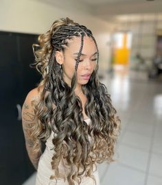 Discover 25 unique goddess hairstyles for all hair types, perfect for any occasion. Transform your look with these timeless and elegant styles. Big Box Braids Hairstyles, Box Braids Hairstyles For Black Women, Braids Hairstyles Pictures