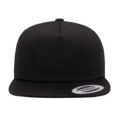 Enjoy the classic snapback fit with this comfortable flat brim Yupoong Flexfit classic hat. Material: 80% Acrylic / 20% Wool. Matching plastic snapback closure. Panel: Black / Neon Black Brim / 5 Panels (Front panel is doublewide) Color: Black / Neon Black Brim / Green Underbill Adjustable Snapback Sizing: Minimum Head Circumference: 21 ⅝” (6 ⅞ Fitted) Maximum Head Circumference: 23 ⅝” (7 ½ Fitted) Special Directions: Recommended to hand wash and air dry to avoid shrinking. Shipping: FREE shippi Classic Black Baseball Cap With Flat Crown, Classic Flat Cap Fitted Hat For Streetwear, Black Flat Bill Baseball Cap Tagless, Classic Adjustable Snapback Trucker Hat, Classic Adjustable Fitted Hat With Flat Crown, Classic Adjustable Trucker Hat, Classic Black Baseball Cap With Flat Bill, Classic Black Snapback Hat With Flat Brim, Classic Snapback Baseball Cap