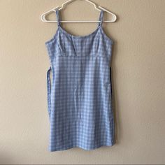 Nwt Periwinkle Blue And White Plaid Colleen Dress Too Long And Big For Me. Features Back Zipper, Side Tie Straps And Adjustable Straps. Length At The Shortest Strap Is ~32”. Bust Is ~15”. Labeled One Size But Best Fits S Price Is Firm. Remember That Posh Takes 20% Blue Mini Sundress With Tie Straps, Blue Sundress With Tie Straps, Blue Mini Dress With Tie Straps For Spring, Blue Sundress Midi Dress For Picnic, Casual Blue Mini Dress With Tie Straps, Light Blue Mini Dress With Tie Straps, Blue Cotton Mini Dress With Tie Straps, Blue Fitted Sundress With Tie Straps, Casual Blue Sundress With Tie Straps