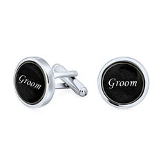 If you are going to be the Best Man, then your first order of business is to get these amazing best man cufflinks. Rhodium plated brass surrounds black enamel with white wedding font spelling out the words Best Man on these wedding cufflinks. Show off how proud you are to have this honor bestowed on you with these amazing cufflinks for men. Material: Brass, Rhodium Plating, Enamel, Measure: 0.66 inch L X 0.66 inch W, Weight: 16.4 gram Black And White Words, Wedding Gifts For Men, Groom Shirts, Groom Cufflinks, The Best Man, Wedding Cufflinks, Wedding Gifts For Groomsmen, Groomsmen Wedding, Wedding Gifts For Groom