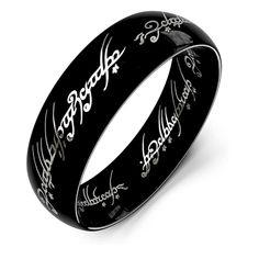 Lord Of The Rings: The 1 Ring To Rule Them All Hobbit Ring Of Power: Size 10. Unisex Style. 6mm Stainless Steel In Black. Beautiful Ring For The Lord Of The Rings Lover In Your Life! Nip: Straight From Boutique. 5 Star Seller- Shop With Confidence. Comes In Jewelry Bag. Bundle Message For Questions, Bundle With Other Items For More Saving! Hobbit Ring, Lord Of The Rings Jewelry, Bee Accessories, Ring Of Power, Power Ring, The Lord Of The Rings, Jewelry Bag, Mens Accessories Jewelry, Queen Bee