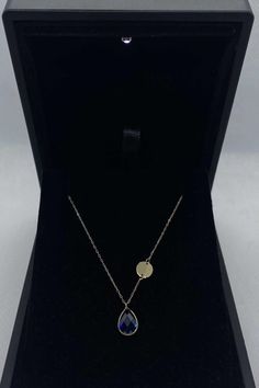 "High quality Sapphire necklace for everyday wearing. 14k Gold Sapphire Necklace, Sapphire Necklace for Women, Bestfriend Necklace Gift, Gold Sapphire Necklace 14k, Gold Sapphire Pendant *60 Day Return Policy We are committed to your satisfaction. Engraved or non-engraved; if you are not happy with your choice, return it in original condition within 60 days. ITEM DETAILS Material: Sapphire Necklace is 14K Solid GOLD (not filled or plated).  * Gold Necklace Chain Length: 18\" inch (45cm)  * Chain Teardrop 14k Stamped Jewelry As Gift, 14k Gold Teardrop Pendant Necklace For Anniversary, 14k Gold Drop Necklace With Clavicle Chain As Gift, 14k Gold Drop Necklace Gift, 14k Gold Drop Necklace As Gift, 14k Gold Drop Necklace, 14k Gold Fine Jewelry Drop Necklace As Gift, 14k Yellow Gold Drop Necklace For Gift, 14k Yellow Gold Drop Necklace As Gift