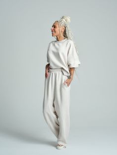 Sporty Relaxed Fit Sets For Spring, Solid Color Relaxed Fit Activewear For Loungewear, Spring Athleisure Sets With Relaxed Fit, Sportswear Activewear With Elastic Waistband For Loungewear, Solid Color Athleisure Activewear For Lounging, Spring Athleisure Tracksuit For Gym, Spring Relaxed Fit Activewear For Lounging, Cotton Athleisure Sets For Gym, Cotton Athleisure Gym Sets