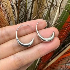 Materials: 14k Gold/White Gold Plated 925 Sterling Silver Size: 2.5cm X 1.9cm Thickness: 5mm X 4mm Color: Silver Delivery: Ready To Ship In Same Day Or Next Business Day. Gold Hoops,Silver Hoops,Gold Thick Hoops,Silver Huggie Hoops,Thick Hoops,Mini Chunky Hoops,S925 Silver Hoops,Chubby Hoops,Gift For Her Tarnish Resistant Sterling Silver Earrings In Silver, Sterling Silver Teardrop Hoop Earrings With Polished Finish, Silver Drop Metal Jewelry, Silver Hallmarked Minimalist Earrings, Silver Minimalist Hallmarked Earrings, Silver Tarnish Resistant Drop Jewelry, Tarnish Resistant Silver Teardrop Jewelry, Silver Sterling Hoop Earrings, Silver Teardrop Hoop Earrings With Polished Finish