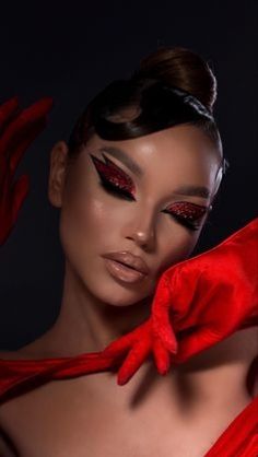 Makeup Photoshoot Ideas Photo Shoots, Makeup Shoot Ideas, Creative Makeup Photoshoot Ideas, Makeup Looks Photoshoot, Makeup Shoot Ideas Photoshoot, Red Editorial Makeup, High Fashion Makeup Looks, Photoshoot Makeup Ideas, Photoshoot Ideas Makeup