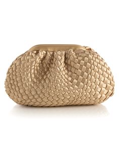 Shiraleah Bailey Clutch Chic Pouch Clutch With Intrecciato Weave, Chic Clutch With Intrecciato Weave, Chic Intrecciato Weave Pouch Clutch, Chic Intrecciato Weave Clutch Pouch, Chic Woven Bag For Formal Occasions, Chic Formal Woven Bag, Chic Beige Woven Clutch, Elegant Woven Leather Clutch For Evening, Elegant Woven Leather Evening Clutch