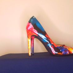 Steven Madden Multicolor Heels Size 7.5 Never Worn Multicolor Heels, Multicolor 4-inch Heel Spring Heels, Vibrant Multicolor High Heels, Purple Synthetic Heels With 4-inch Heel, Rose Gold Heels, Crystal Pumps, Multicolor Synthetic Heels With 4-inch Heel, Orange 4-inch Heel Synthetic Heels, Clear Block Heels