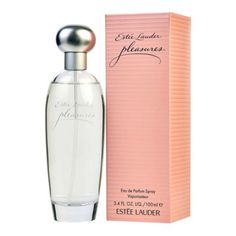 Created in 1995, Estée Lauder Pleasures set the trend for uplifting, airy fragrances and introduced the Sheer Floral fragrance type. Evelyn Lauder created it to have a sheer, elusive, luminous quality. It captures the clarity of flowers just after a spring rain. This wonderful fragrance has been one of best selling fragrances for many years. Pleasures Estee Lauder, Estee Lauder Pleasures Perfume, Estee Lauder Perfume For Women, Pleasures Perfume, Estee Lauder Perfume, Estee Lauder Pleasures, Perfume Chanel, Perfume Store, Spring Florals