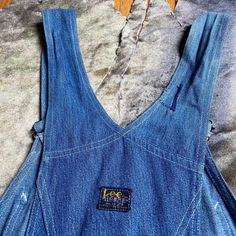 "Amazing vtg 60s Lee Riders patchwork denim overall mini dress sz small ✨ the bust is free, waist 25\"-26\", hip 36\", length 36\" 🦋 a true vtg gem 💎 taking offers 💎" Vintage Blue Cotton Shortalls, Blue Vintage Cotton Shortalls, Vintage Blue Shortalls, Vintage Cotton Medium Wash Shortalls, Vintage Denim Overalls With Patchwork, Vintage Fitted Medium Wash Overalls, Retro Cotton Denim Dress With Pockets, Vintage Fitted Overalls In Medium Wash, Vintage Sleeveless Overalls With Pockets