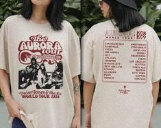 The Aura T-shirt, Journey Band Shirt Freedom Tour T Shirt Band Shirt Ideas, Journey Band, Book Merch, Vintage Daisy, Daisy Jones, Anniversary Shirt, Tour Merch, Band Shirt, Concert Shirts