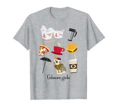 PRICES MAY VARY. Officially Licensed Gilmore Girls Apparel 20WBGG00021A-001 Lightweight, Classic fit, Double-needle sleeve and bottom hem Gilmore Girls Outfits, Comfy Shirts, Gilmore Girls, Girl Icons, Branded T Shirts, Shoes Jewelry, Top Styles, Fashion Branding, Topshop