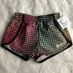 New Girl Nike Colorful Shorts Nike Bottoms With Built-in Shorts And Short Inseam, Nike Purple Bottoms With Built-in Shorts, Nike Compressive Shorts, Compressive Nike Sportswear Shorts, Grey Nike Shorts, Elite Shorts, Nike Blue Activewear With Built-in Shorts, Nike Dri Fit Shorts, Baby Girl Shorts