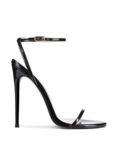 The Necessary Sandal - Black | Femme LA Sleek Heels With Wrapped Heel And Single Toe Strap, Evening Heels With Single Strap And Open Heel, Sleek Single Strap Party Sandals, Sleek Single Strap Ankle Heels, Chic Evening Sandals With Single Strap, Evening Sandals With Single Ankle Strap, Chic Single Strap Evening Sandals, Evening Sandals With Single Strap And Open Heel, Chic Single Strap Sandals For Evening