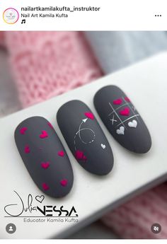 Hairdo For Long Hair, Nail Bar, Heart Nails, French Tip Nails, Valentines Nails, Nails Art, Stylish Nails, Group Chat