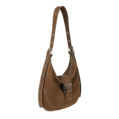 Osoi mid hobo Broucle oversized handbag in beautiful chestnut brown nubuck leather. Measurements: 30cm bottom, 24.5cm height, 115cm strap. Outer: 100% cow leather. Lining: 85% polyester, 15% polyurethane. 24FWB050 04048 PIPE AND ROW Luxury Brown Shoulder Bag With Buckle Closure, Everyday Suede Shoulder Bag With Palladium Hardware, Brown Bags With Buckle Closure For Everyday, Brown Everyday Bag With Buckle Closure, Brown Leather Hobo Bag With Metal Hardware, Chic Brown Suede Hobo Bag, Brown Hobo Bag With Silver-tone Hardware For Everyday, Brown Hobo Bag With Silver-tone Hardware For Daily Use, Everyday Suede Shoulder Bag With Silver-tone Hardware