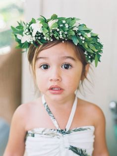 Baby's breath and greenery flower crown: http://www.stylemepretty.com/destination-weddings/hawaii-weddings/2016/11/22/yellow-olive-maui-wedding-by-the-sea/ Photography: Wendy Laurel - http://www.wendylaurel.com/ and Jeffery Oltman - http://www.imagesbyjeffrey.com/ Tropical Wedding Theme, Tropical Wedding Decor, Fiesta Tropical, Maui Weddings, Trendy Flowers, Wedding Crown, Hawaii Wedding