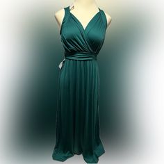 Koh Koh Womens Long Sleeveless Bridesmaid Cocktail Evening Maxi Dress Size Medium, Emerald Green. Brand New, Never Worn, Still Has Tags. Fabric Type Fabric Type - High Quality Polyester Spandex Material; Soft, Stretchy, Lightweight And Comfortable Care Instructions Machine Wash Closure Type Pull On Neck Style V-Neck Measurements Are Bust/Chest (S) 34 Inches (M) 34.5-36 Inches (L) 36.5-39 Inches (Xl) 39.5-42 Inches (2x) 42.5-45 Inches (3x) 45.5-48 Inches (4x) 48.5-52 Inches Sleeveless Green Summer Bridesmaid Dress, Summer Sleeveless Green Bridesmaid Dress, Green Sleeveless Summer Bridesmaid Dress, Sleeveless Green Bridesmaid Party Dress, Green Sleeveless Bridesmaid Dress For Spring, Green Sleeveless Bridesmaid Dress, Green Sleeveless Dress For Bridesmaid, Green Sleeveless Bridesmaid Maxi Dress, Green Sleeveless Maxi Dress For Bridesmaid