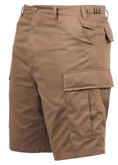 Men's Coyote Brown Bdu Cargo Shorts - 6 Pocket Casual Military Style Shorts S-3X Short Khaki Pants With Multiple Pockets, Solid Color Short Cargo Pants, Cotton Pants With Side Pockets And Short Legs, Solid Short Cotton Cargo Pants, Solid Color Cotton Short Cargo Pants, Short Solid Cotton Cargo Pants, Short Solid Color Cotton Cargo Pants, Solid Color Pants With Side Pockets And Short Legs, Short Utility Cotton Pants