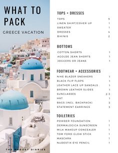 a travel guide for the greek island of oia