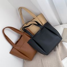 Shape: Casual TotePlace Of Origin: GUANG DONG ProvinceHandbags Type: Shoulder BagsTypes of bags: Shoulder & HandbagsOrigin: CN(Origin)Main Material: PUClosure Type: zipperHardness: SOFTStyle: FashionOccasion: VersatileGender: WOMENPattern Type: SolidNumber of Handles/Straps: TwoInterior: No PocketItem Type: Handbags Everyday Solid Color Fall Bags, Everyday Solid Color Bags For Fall, Everyday Fall Solid Color Bags, Solid Color Everyday Bags For Fall, Fall Shoulder Bag In Solid Color For Shopping, Rectangular Solid Color Shoulder Bag For Errands, Rectangular Shoulder Bag In Solid Color For Errands, Casual Rectangular Shoulder Bag In Solid Color, Solid Color Satchel Bag For Errands