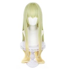 Shiro Seijo to Kuro Bokushi Cecilia Cosplay Wig Halloween Custome Accessories Material：High Temperature FiberPackage included: Wig Cosplay Halloween, Halloween Sale, Cosplay Wig, Ring Size Guide, Cosplay Wigs, Necklace Sizes, Beige Color, High Temperature, Fancy Dress