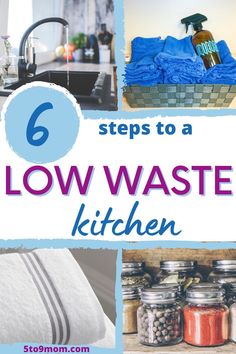 six steps to a low waste kitchen