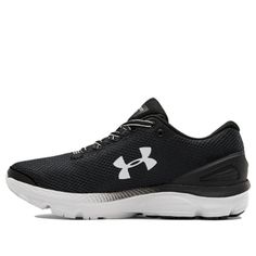 Under Armour Black Running Shoes, Under Armour Black Athleisure Running Shoes, Black Under Armour Athleisure Running Shoes, Under Armour Black Running Shoes For Jogging, Under Armour Black Sneakers With Cushioned Footbed, Black Under Armour Sneakers With Cushioned Footbed, Sporty Black Under Armour Running Shoes, Black Under Armour Running Shoes, Under Armour Black Running Shoes For Outdoor