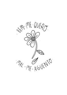 a drawing of a flower with the words sleep me quiero all - me - abuent