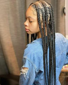 40 Creative Pop Smoke Braids Protective Hairstyles To Try - Coils and Glory Hair Colorful, African Hair Braiding Styles, Box Braids Hairstyles For Black Women, Braided Cornrow Hairstyles, Braids Hairstyles Pictures, Cute Box Braids Hairstyles, Quick Braided Hairstyles