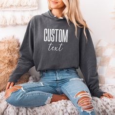 This Gender-Neutral Adult Hoodies & Sweatshirts item is sold by ChicDesignsbyLB. Ships from San Jose, CA. Listed on Oct 17, 2024 Hoodie Personalized, Custom Top, Custom Hoodie, Graduation Shirts, Game Day Shirts, Custom Sweatshirts, Personalized Hoodies, Custom Hoodies, Apparel Design