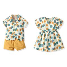 Get this cute children's sibling outfit for your little cutie today. Made of soft material, it's comfortable and durable! Unique matching outfits are great for special occasions and everyday playtime. Have your kids wear this to the park on a warm summer day or around the neighbourhood with friends! Makes a wonderful gift for any occasion. Material: Cotton blend Brother Sister Matching Outfits, Matching Sibling Outfits, Sibling Outfits, Girls Tutu Dresses, Maternity Dresses For Photoshoot, Summer Outfits Kids, Matching Outfit, Brother And Sister, Shorts Outfit