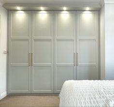 One of our recent projects in our contemporary shaker 3 panel range.
#fittedwardrobes #interiordesign #bedroom #bedrooms #style #modernhome #traditionalhome #panelwall #bedroomdecor #decor Traditional Fitted Wardrobes, Closet Organization Bedroom, Cottage Wardrobe, Organization Wardrobe, Wardrobe Design Ideas, Wall Style, Storage Solutions Bedroom