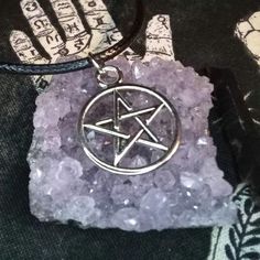 The Pentacle is a symbol of the 5 elements of air, earth, fire, water, and spirit all connected within a circle representing unity. The modern pentacle is often used in witchcraft, Wicca, and paganism. Some druids may even choose to wear this symbol.  Cotton Cord: black, adjusts from 17 to 19 inches.  Chain: silver, comes standard at 18 inches.  Chain Custom Length: made with the same silver chain, please include the length you would like in the "message to buyer" at checkout.  Custom orders are available! Message me via Etsy to order your OOAK item. Follow me on Instagram and join my email list! https://linktr.ee/Skaldfox Free USA shipping on orders over $35 📦 Please read the item description and shop policies before purchasing. Any changes or customization must be discussed and agreed u The 5 Elements, Pentacle Necklace, 5 Elements, Fire Water, Chain Silver, Cotton Cord, Pendant Necklaces, Custom Orders, Silver Chain