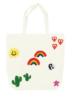 100% Cotton Canvas Allover screen print front and back Return Policy Shipping Policy Playful Everyday Shoulder Bag, Fun Rectangular Canvas Bag, Playful Handmade Everyday Bags, Casual Everyday Hand Painted Bag, Fun Canvas Tote Bag, Sport Poses, Picnic Design, Art Doodles, Peace Signs