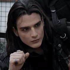 Metalhead Guy, Metal Boy, Gothic Men, Game Of, Long Black Hair, Attractive People, Long Hair Styles Men, Pretty Men, Look Cool