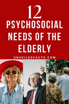 Elderly people are classified as vulnerable in many situations. For obvious reasons, our elderlies cannot do much but very little. They sometimes need someone to hold their hands. Someday, everybody will get old and nobody wants to reach old age without somebody around to cater to their needs and wants. Here’s a piece on 12 elderly psychosocial needs of the elderly to help you give them more support and care. Psychological Needs, Needs And Wants, To Be Wanted, Elder Care, Muscle Power, Young Blood, Elderly People, Everyday Hacks